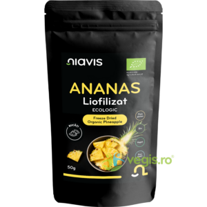 Ananas Liofilizat Bucati Ecologic/Bio 50g