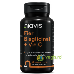 Fier Bisglicinat + Vitamina C 60cps