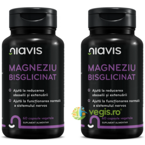 Pachet Magneziu Bisglicinat 60cps+60cps