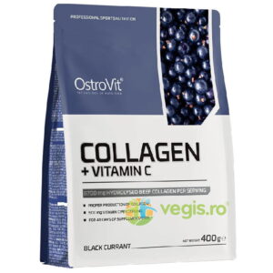 Colagen + Vitamina C Blackcurrant (Aroma de Coacaze Negre) 400g