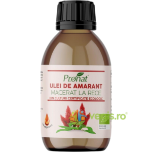 Ulei din Seminte de Amarant Macerat la Rece Ecologic/Bio 100ml