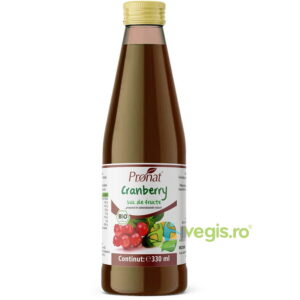 Suc de Merisoare (Afine Rosii) Ecologic/Bio 330ml
