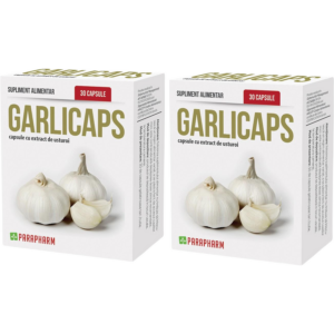 Pachet Garlicaps - Capsule Cu Extract De Usturoi 30cps+30cps