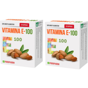Pachet Vitamina E-100 30cps+30cps