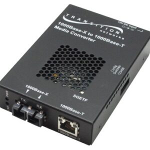 TRANSITION NETWORKS 1000BASE-SFP TO 1000BASE-T MEDIA CONVERTOR; SGETF1040-110