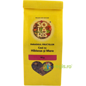 Ceai cu Hibiscus si Mere Paradisul Fructelor 90g
