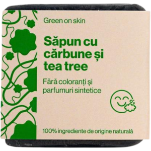 Sapun Natural cu Carbune si Tea Tree 110g