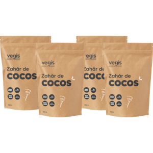 Pachet Zahar de Cocos 1kg (4 x 250g)