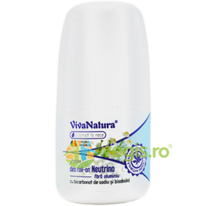 Deodorant Natural Roll-on Neutrino cu Bicarbonat de Sodiu si Bisabolol 50ml