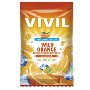 Bomboane cu Portocala Amara si Vitamina C fara Zahar 60g