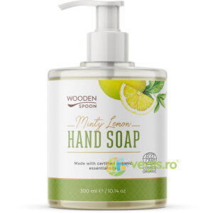 Sapun Lichid pentru Maini cu Menta si Lamaie Bio 300ml