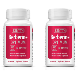 Pachet Berberina Optimum cu Berbevis® Extract 550mg 30cps + 30cps