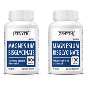 Pachet Magnesium Bisglycinate (Magneziu Bisglicinat) 90cps + 90cps
