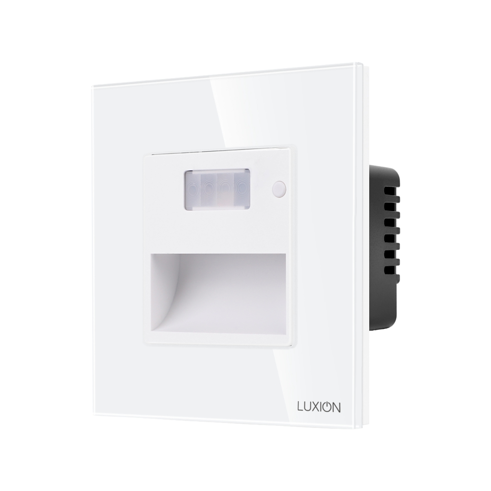 Lampa de Veghe cu Senzor de Miscare LUXION cu Rama din Sticla