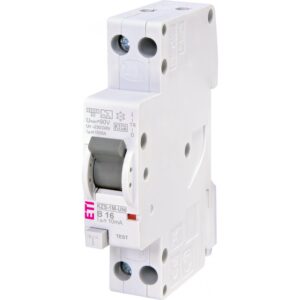 Siguranta automata diferentiala RCBO 1P+N 16A/10mA B TIP A 6kA KZS-1M-UNI Eti 002176004