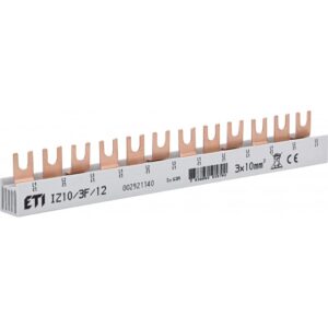 Busbar 3P 12M 10MMP 63A tip furca IZ10/3F/12 Eti 002921140