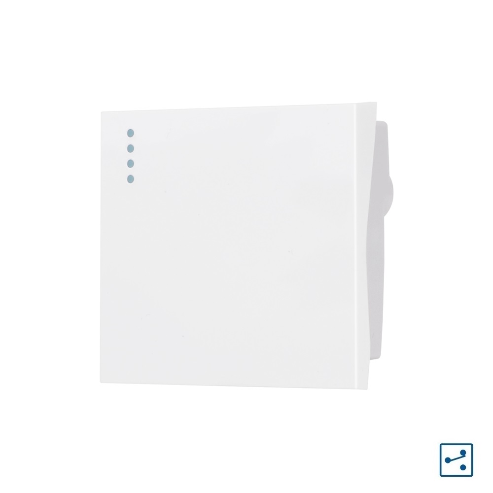 Modul Intrerupator Simplu Cap Scara Mecanic 2M LUXION, Standard Italian