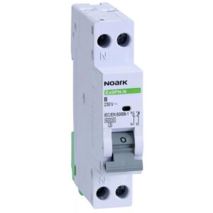 Siguranta automata Ex9PN-S 1P+N, 25A, curba B, 4.5kA Noark 101586