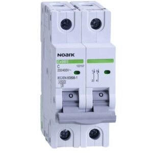 Siguranta automata Ex9BS 2P 25A 4.5kA curba C Noark 102156