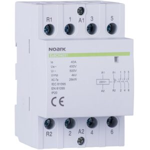 Contactor modular 230VAC, 4P, 63A, 4ND Noark 102427