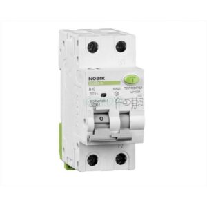Intrerupator automat cu diferencial RCBO 1P+N, 16A,6kA, tipA, curbaC, 30mA, Noark Ex9BL-N 107646