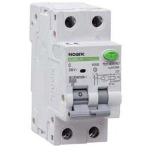 Intrerupator automat RCBO 1P+N 20A/30mA tip A Noark 107647