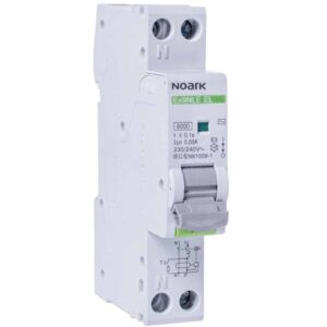 Disjunctor cu protectie diferentiala monofazica 1P+N 16A/30mA, curba B, RCBO, tip AC, 6kA Noark 111148