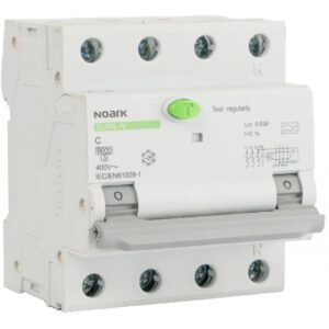 Intrerupator RCBO Ex9NL-N 3P+N 25A/30mA, curba B, tip A, 6kA Noark 111532