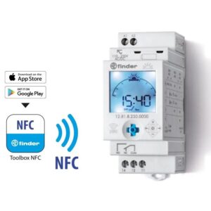 Ceas programabil digital cu comutatie dupa programul Astro 1CO 16 A Finder 12.81.8.230.0000