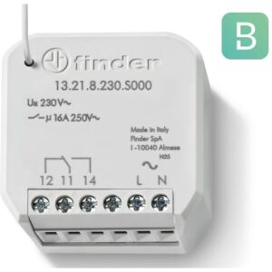 Actuator multifunctional BLISS2, Finder 13.21.8.230.S000, 1 contact comutator, 16A, alimentare 230 VCA, montaj in doza