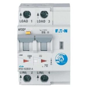 Dispozitiv de detectare a defectelor de arc electric AFDD+ Eaton 187201, 2P, curba B, 16A, 10mA, 10 kA, tip A