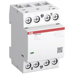 Contactor ESB63-40N-06 4P 63A 230VAC; 230VDC; 4 x NO Abb 1SAE351111R0640