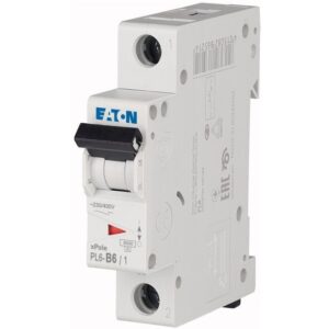 Siguranta automata 1P 6A curba B 6kA Eaton 286518 PL6-B6/1