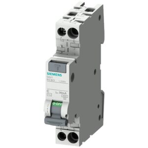 Intrerupator automat diferential RCBO 1P+N 10A/30mA 4.5kA curba C tip AC Siemens 5SV1313-1KK10