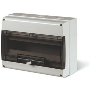 Tablou PT 16M, Scame 672.2016, IP66 montare aparenta M250 16 module, 328x250x140mm GRI