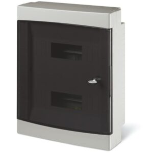 Tablou PT 24M, Scame 673.4024B, IP40 montare aparenta, 24 module, 326x400x108mm ALB
