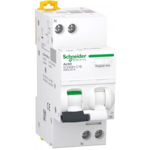 Intrerupator automat diferential RCBO Acti9, ICV40H 1P+N C 16A 10kA 30MA tip A Scheneider A9DC4616