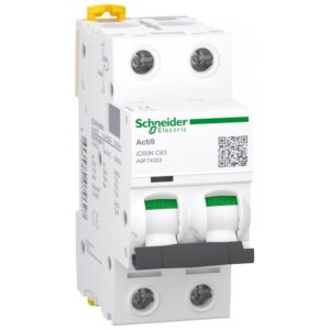 Siguranta automata Acti9 Ic60n 2P, 63A, curba C Schneider A9F74263