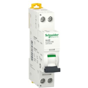 Siguranta automata 1P+N 6A 6kA/10kA curba B Schneider A9P44606