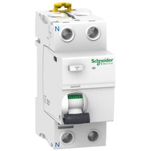 Intrerupator diferential RCCB 2P, 25A, 30Ma, Tip A Schneider A9R21225