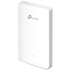 Access Point EAP615-Wall AX1800 WIFI 6 Dual-Band 4 Porturi Gigabit Administrare Via Cloud si Suport PoE Alb