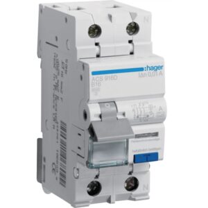 Intrerupator automat cu diferential RCBO 1P+N 16A/10mA 6kA tip A curba B QuickConnect Hager ACS916D