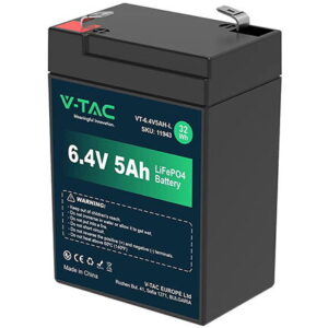 Acumulator Lithium 6.4V 5Ah 70x47x99mm IP55 Negru