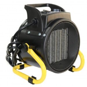 Aeroterma electrica PRO 2kW PTC 230V Protectie IP20 Negru/Galben