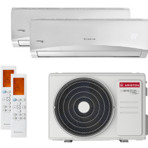 Aparat Aer Conditionat Multisplit PRIOS 50 Inverter 9000 + 12000 BTU WiFi Ready Clasa A++/A+ Ultra Silent Alb