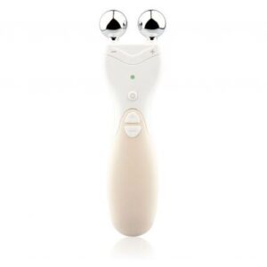 Aparat Tratament Facial Intinerirea Pielii 60sec 3 Programe Lifting Tehnologie EMS Anti-rid Masaj Facial Baterie 9V Alb/Crem