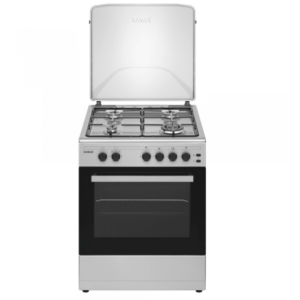 Aragaz SM661XPGS1 4 Arzatoare + Cuptor pe Gaz Grill Timer Aprindere Electrica 60CM Inox