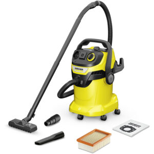 Aspirator Umed / Uscat WD 5 P V-25/5/22 (1.628-306.0) Capacitate 25L 1100W Galben/Negru