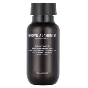 Balsam pentru par anti-frizz cu trandafir de Damasc Grown Alchemist (Gramaj: 50 ml)
