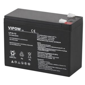 Acumulator Stationar AGM Vrla 12V 10AH Vipow BAT0215